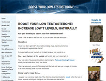Tablet Screenshot of boost-your-low-testosterone.com